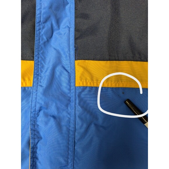 Columbia Mens Bugaboo Interchange Jacket OUTER SHELL Large Blue Yellow - Picture 7 of 16